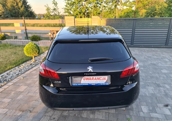 Peugeot 308 cena 28700 przebieg: 199079, rok produkcji 2014 z Prochowice małe 137